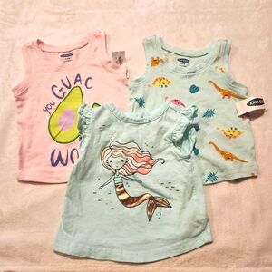 NWT Old Navy Gap 3-6 Mths Tank Bundle of 3